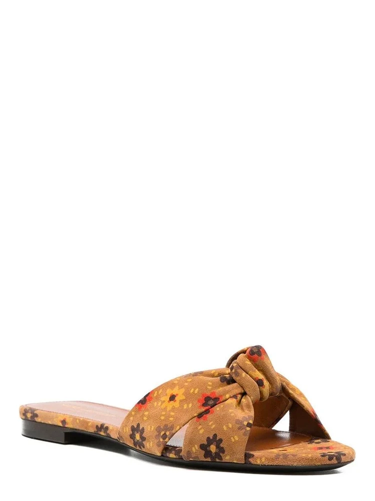 Brown Leather Slides alternative