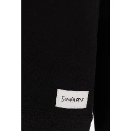 Black Cotton Sweatshirt