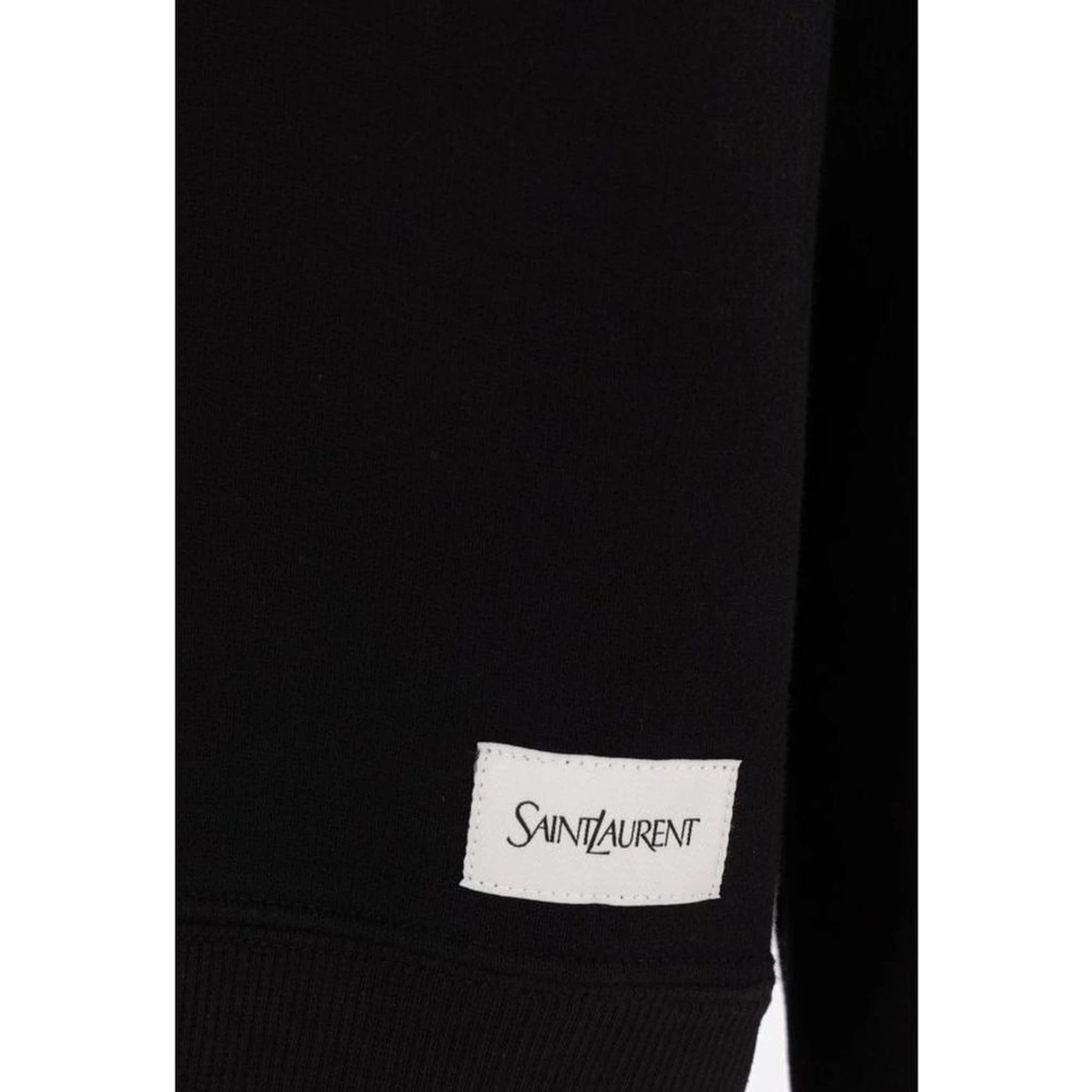 Black Cotton Sweatshirt