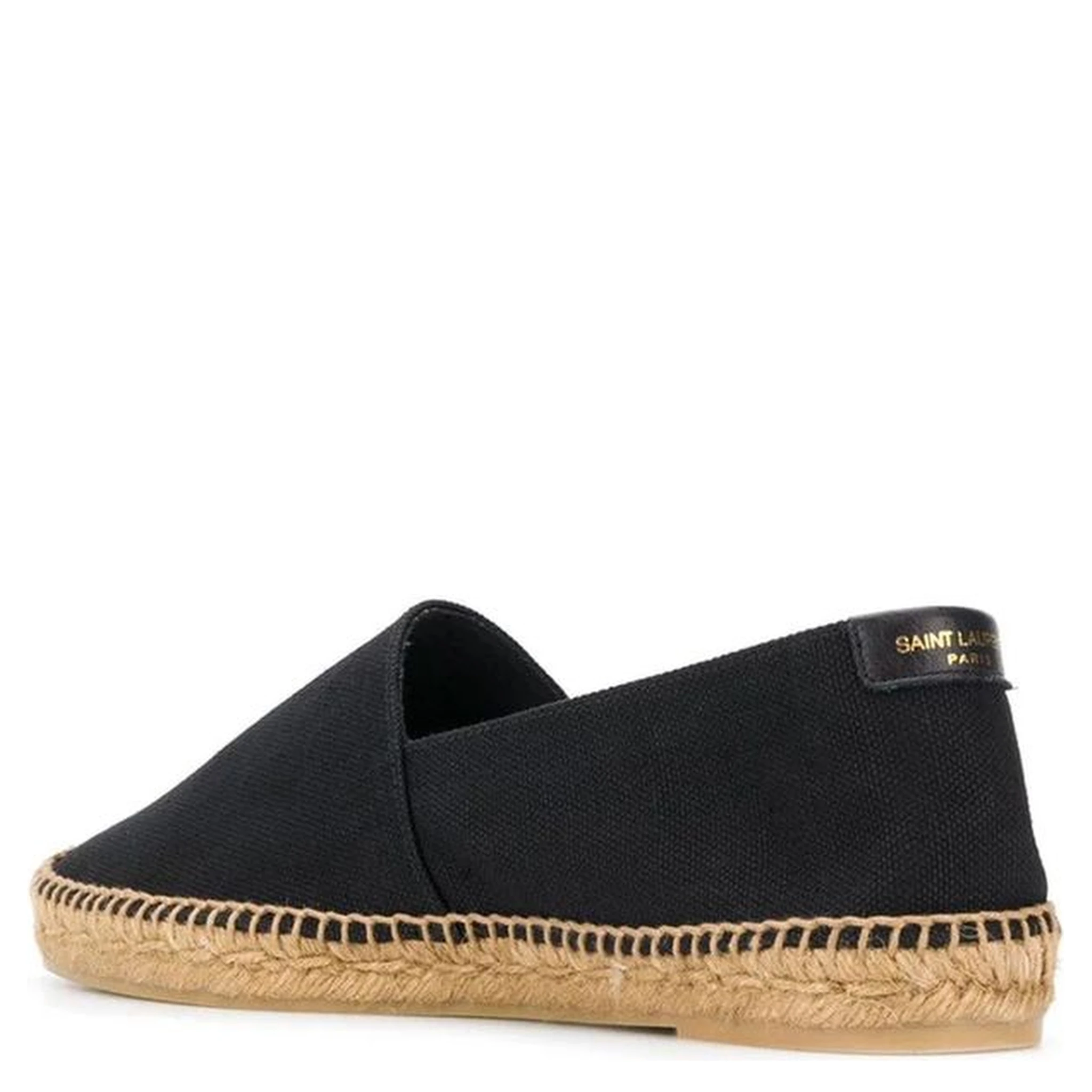 Black Canvas Espadrilles