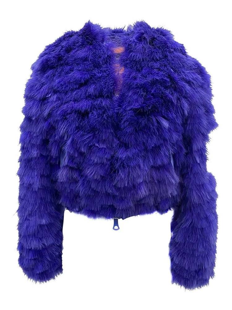 Blue Feather Bomber
