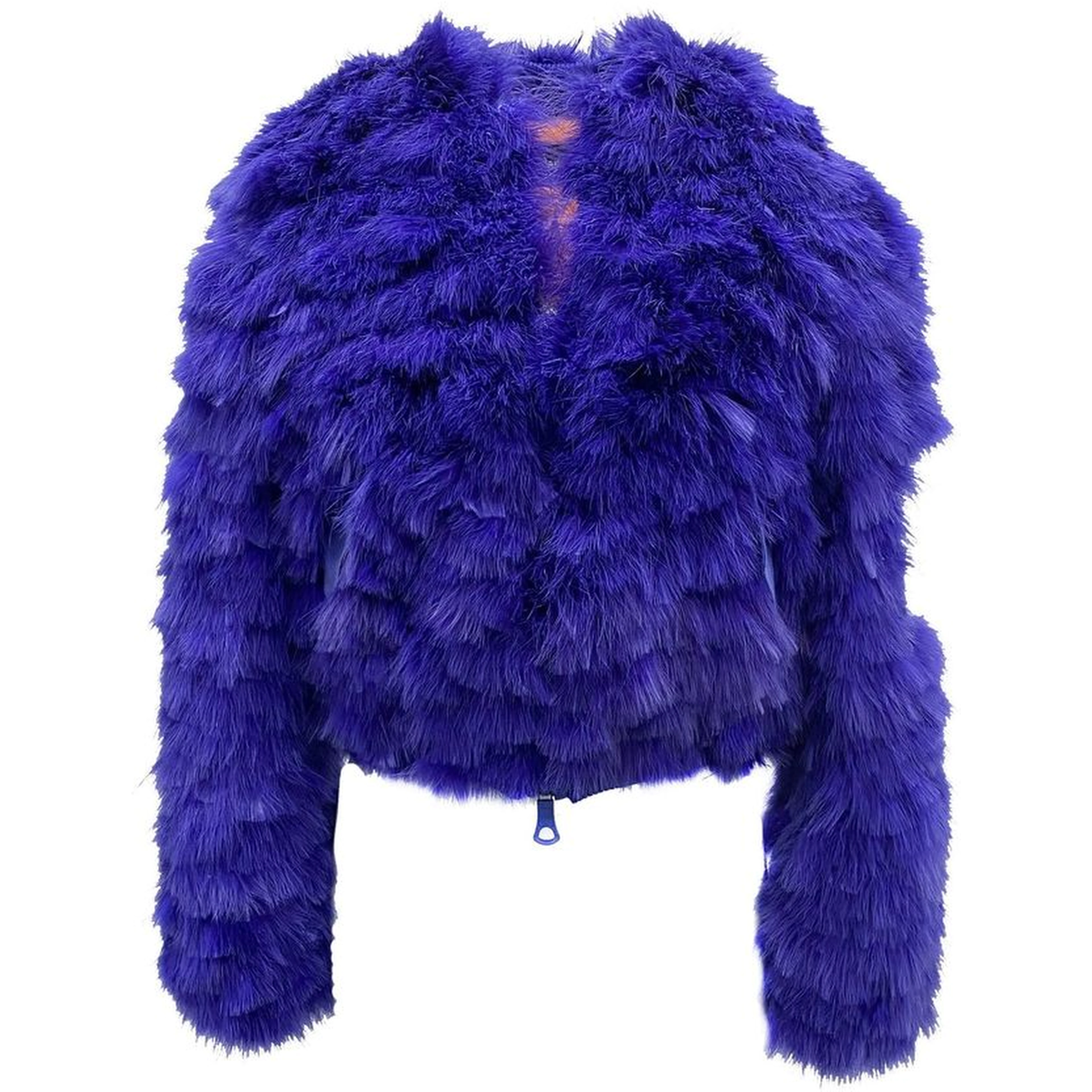 Blue Feather Bomber