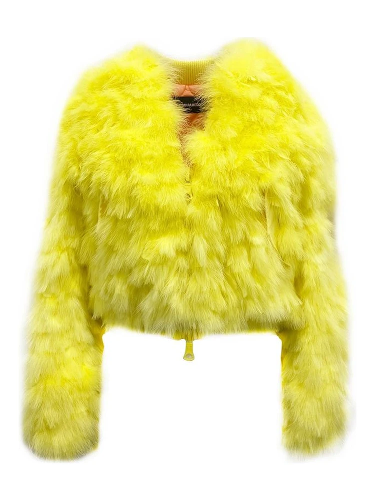 Bicolor Feather Bomber