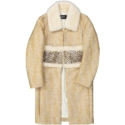 Beige Polyamide Coat