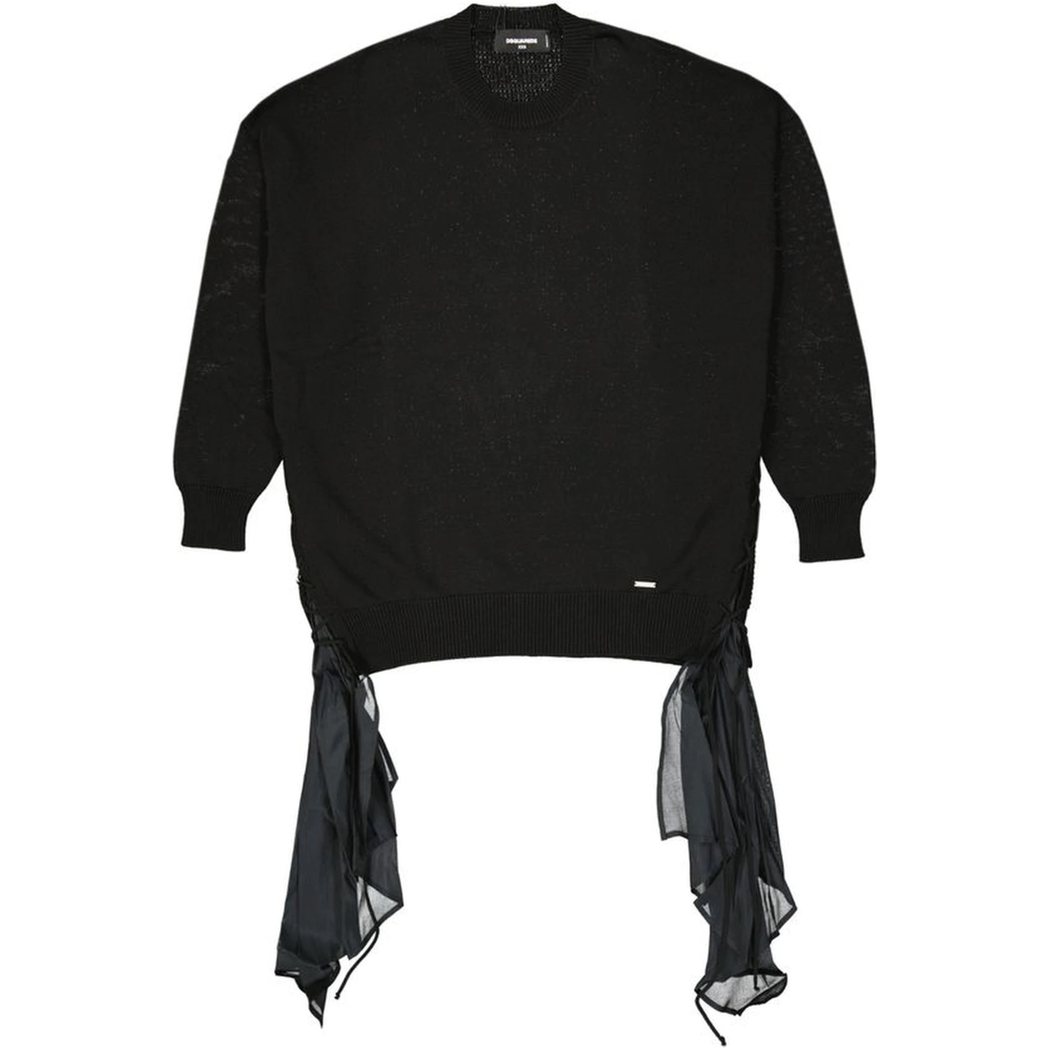 Black Cotton Sweatshirt