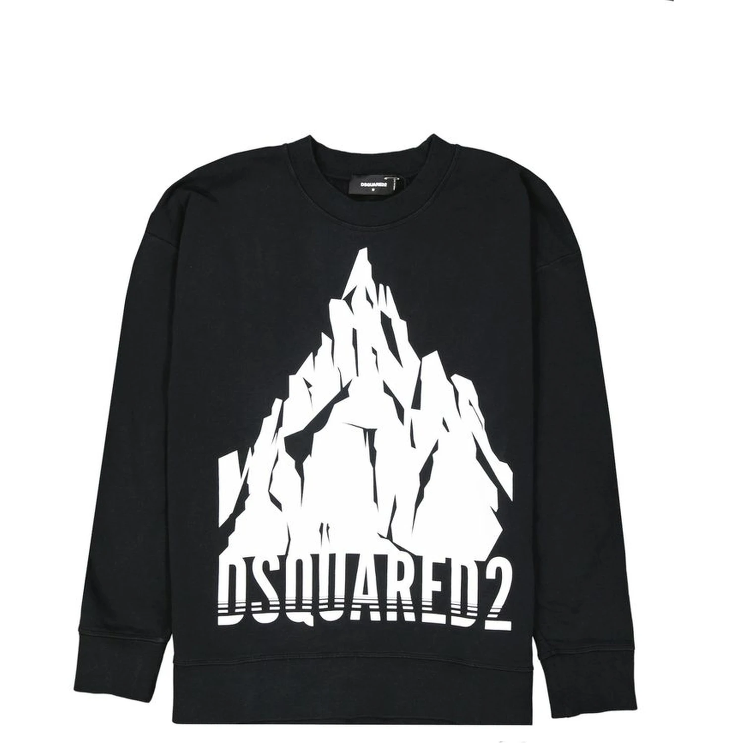 Black Cotton Sweatshirt