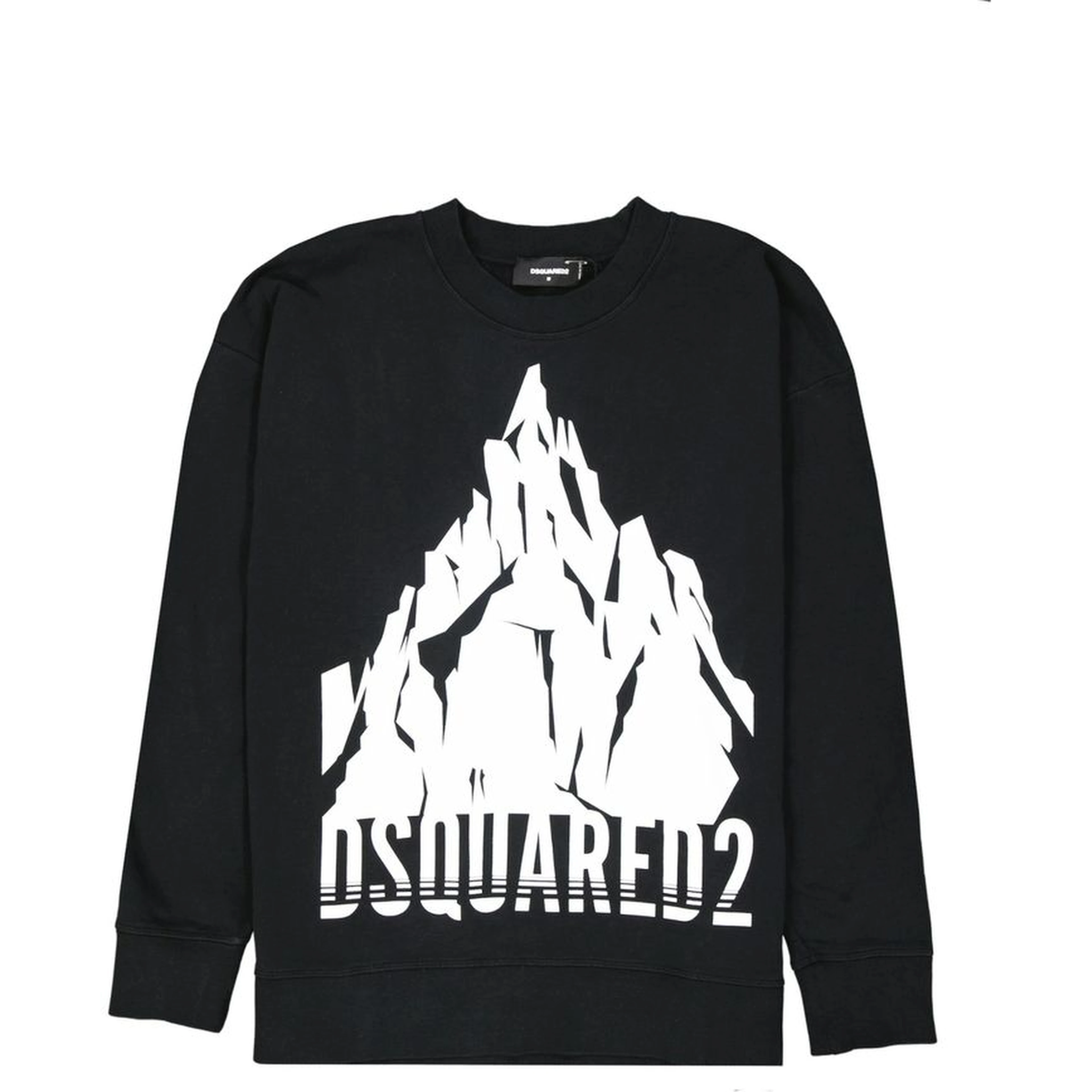 Black Cotton Sweatshirt