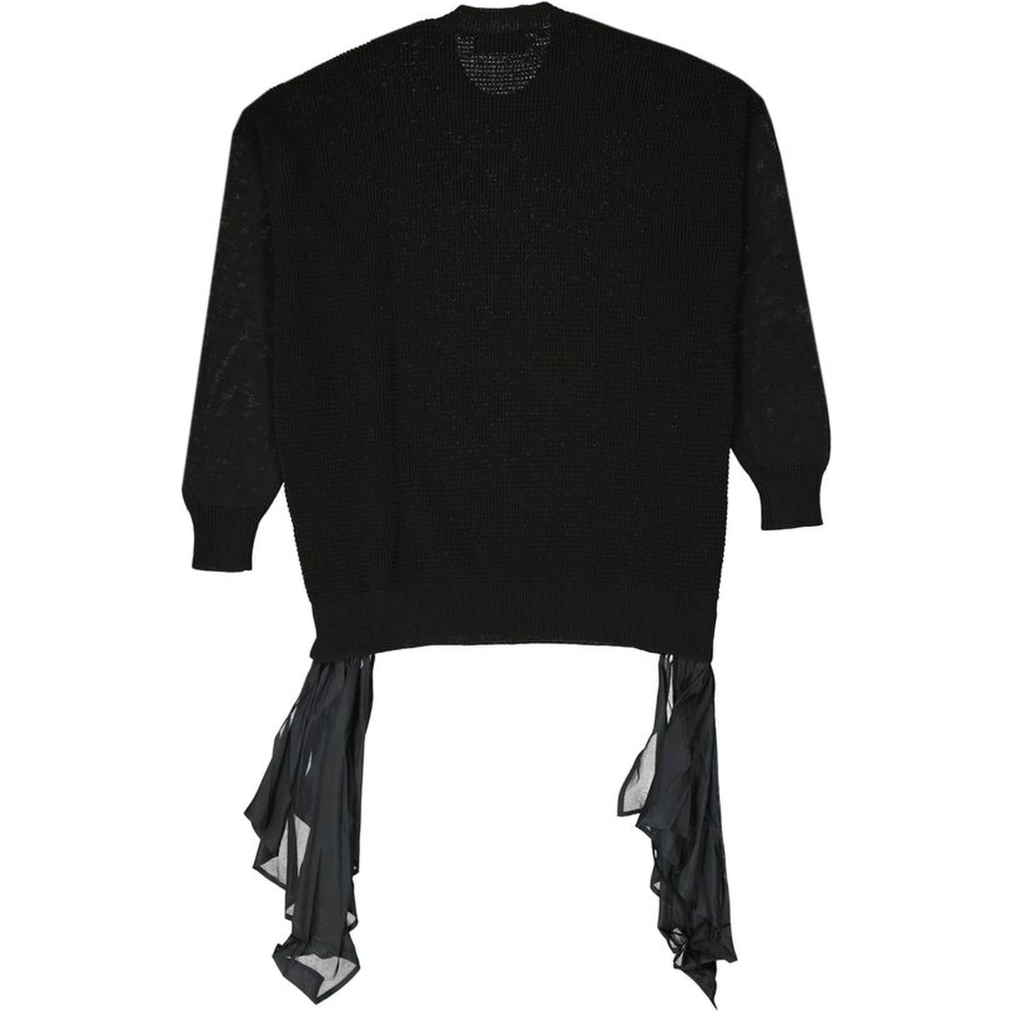 Black Cotton Sweatshirt