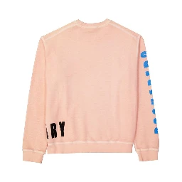 Orange Cotton Sweatshirt