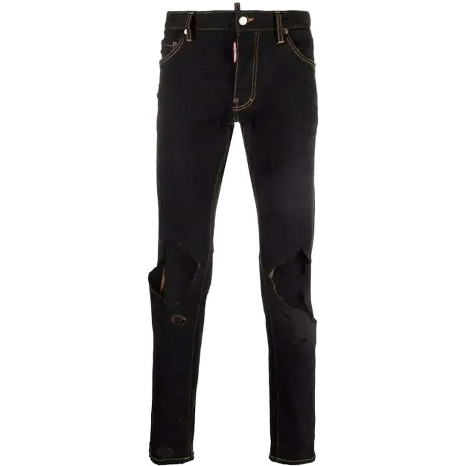 Black Cotton Jeans Denim