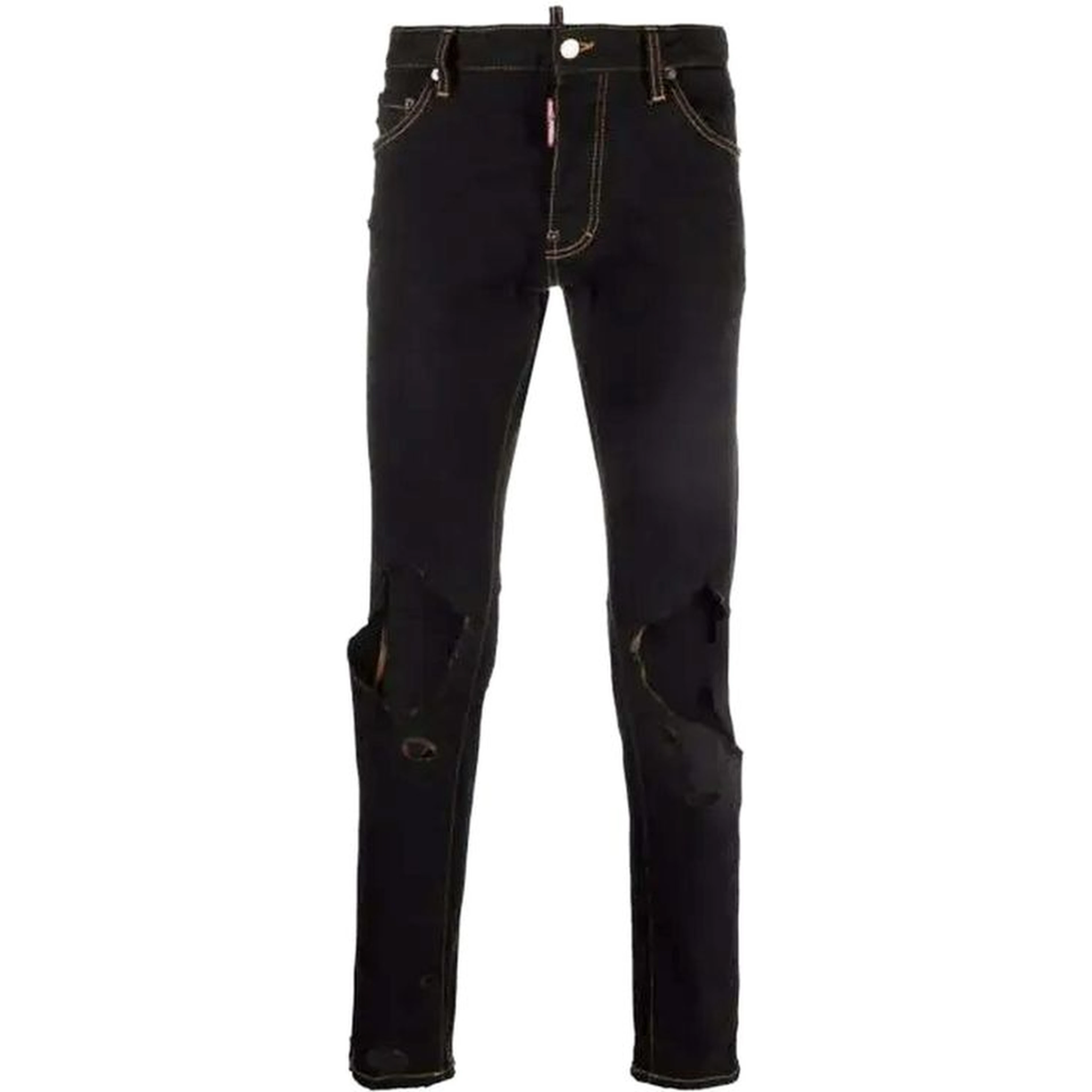 Black Cotton Jeans Denim