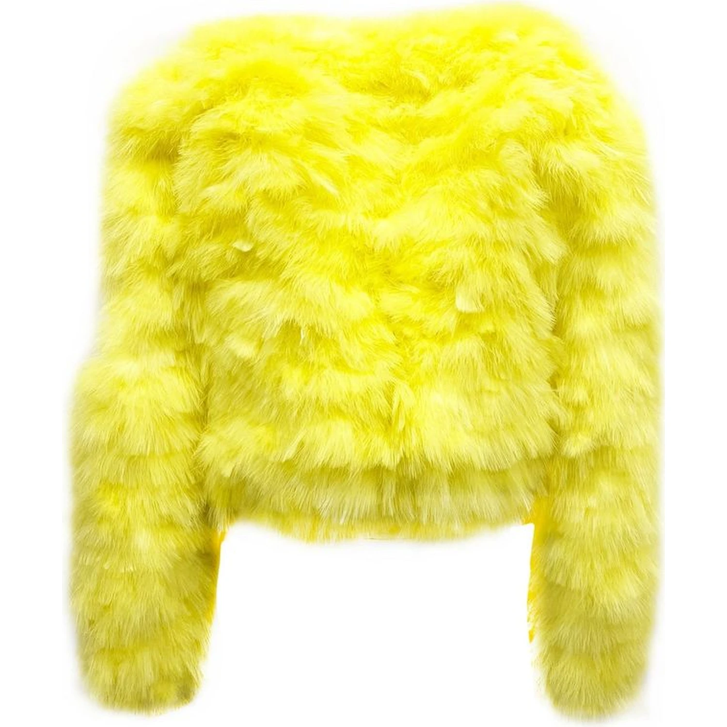 Bicolor Feather Bomber