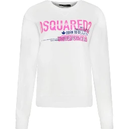 White Cotton Sweatshirt