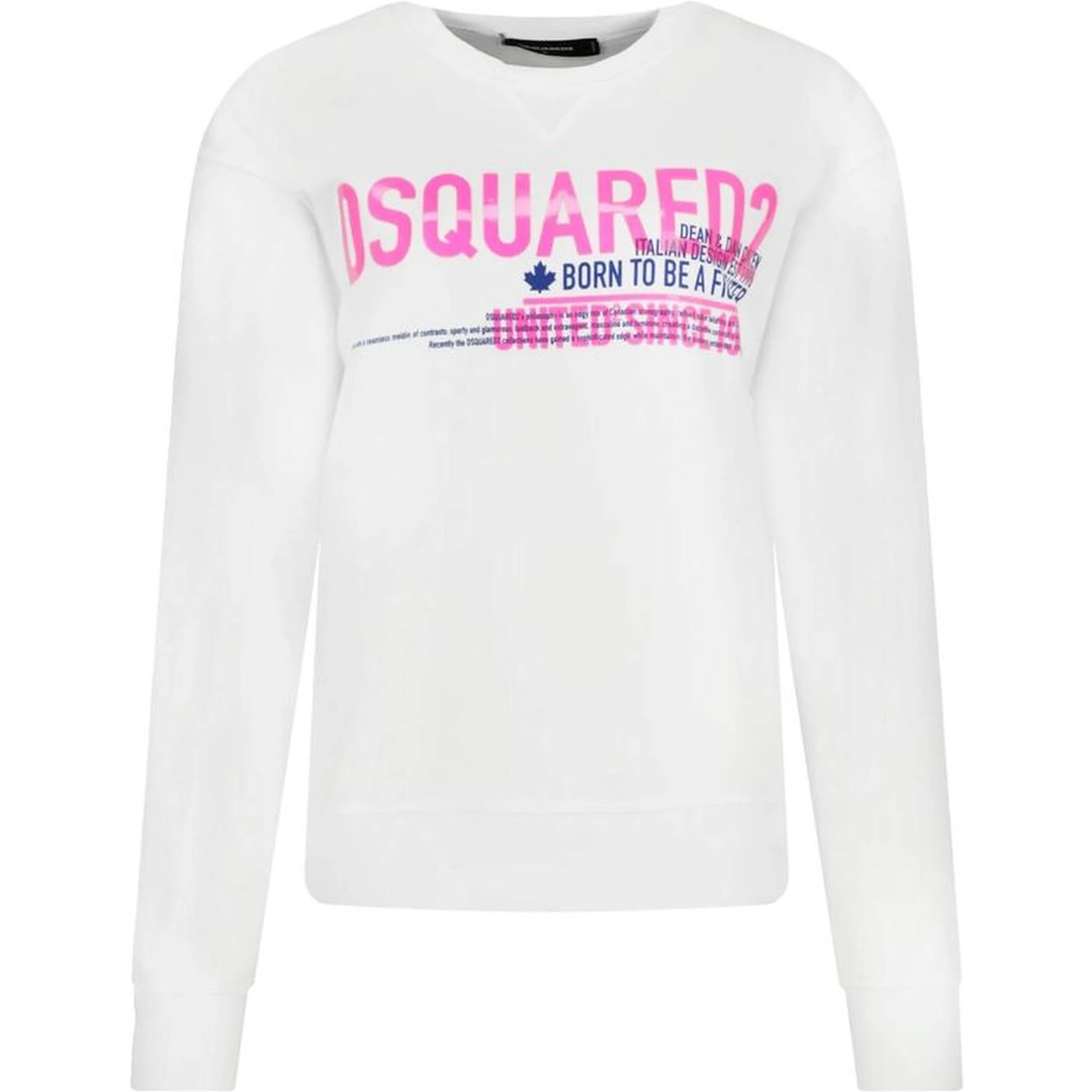 White Cotton Sweatshirt
