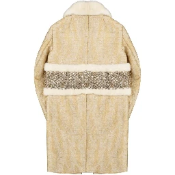 Beige Polyamide Coat