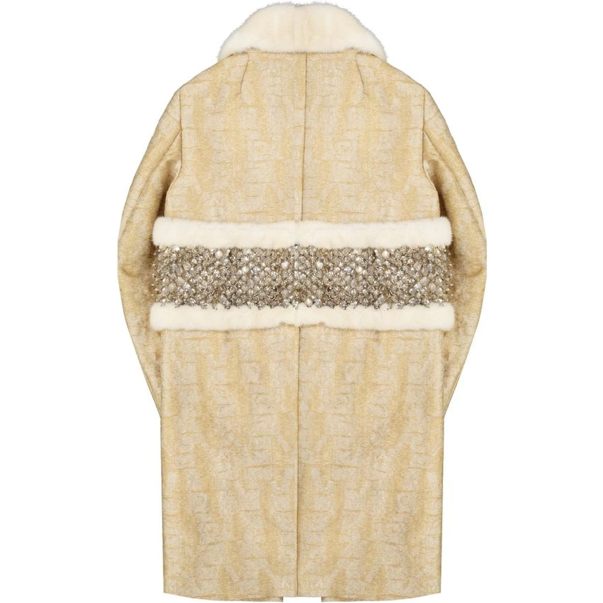 Beige Polyamide Coat