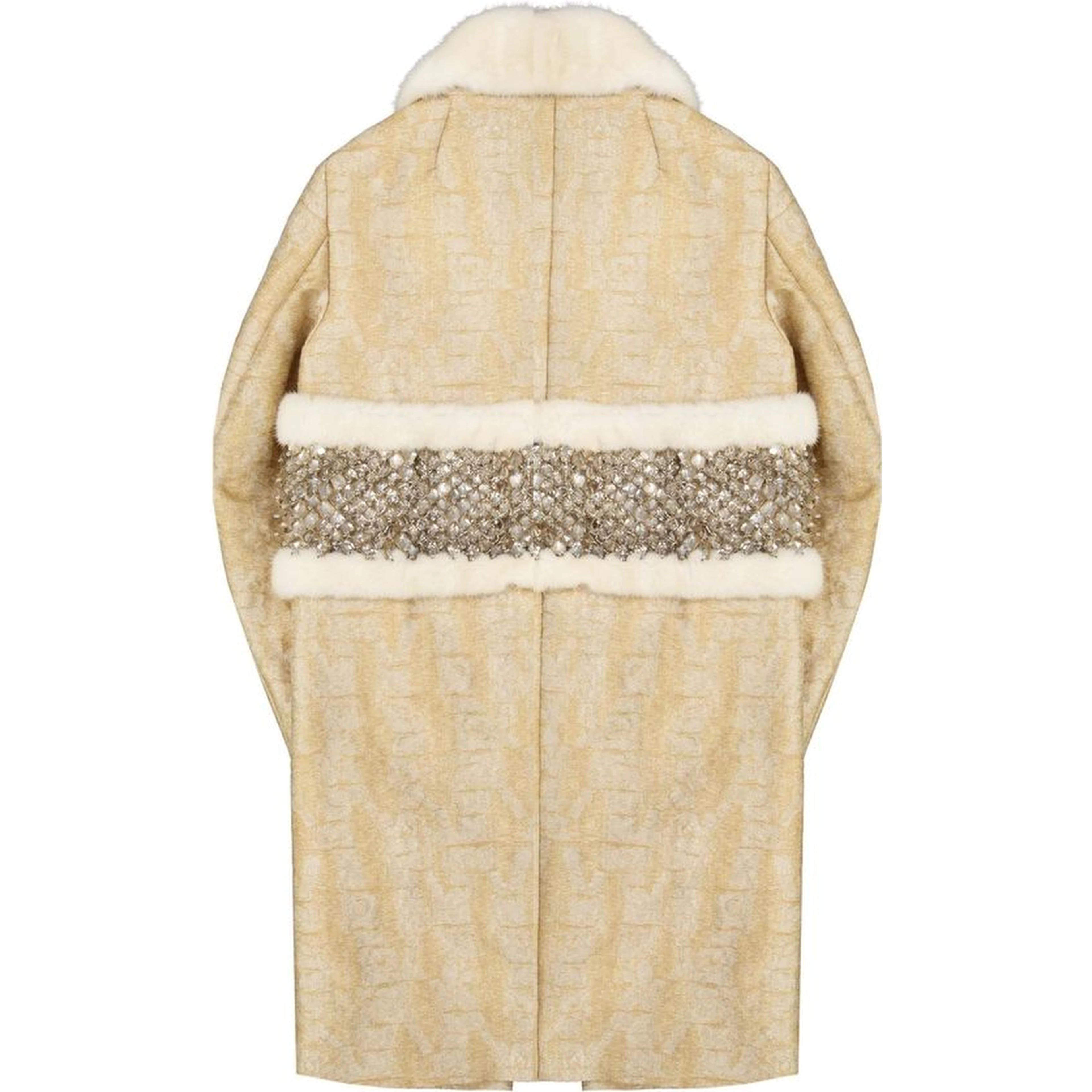 Beige Polyamide Coat