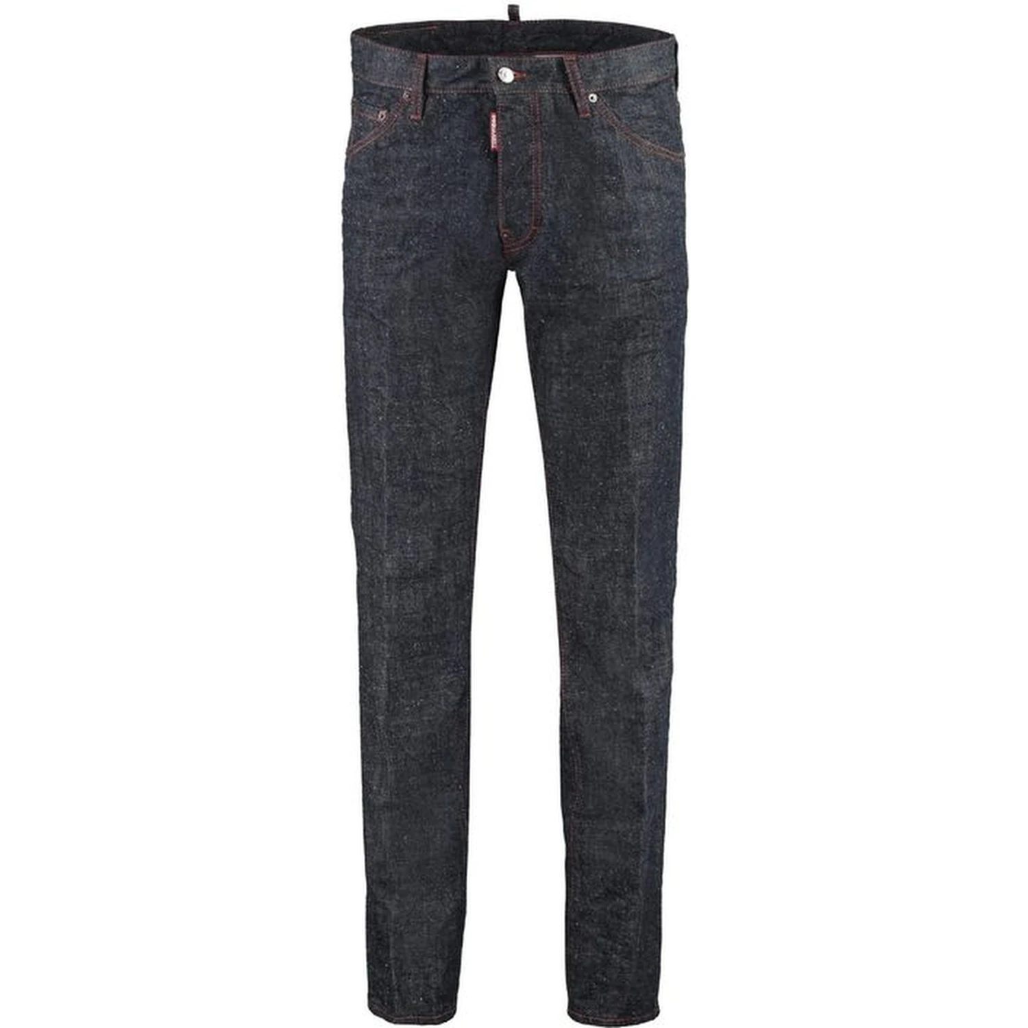 Blue Cotton Skinny Jeans