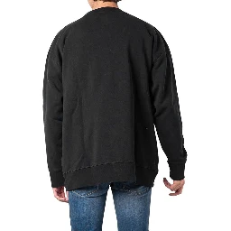 Black Cotton Sweatshirt