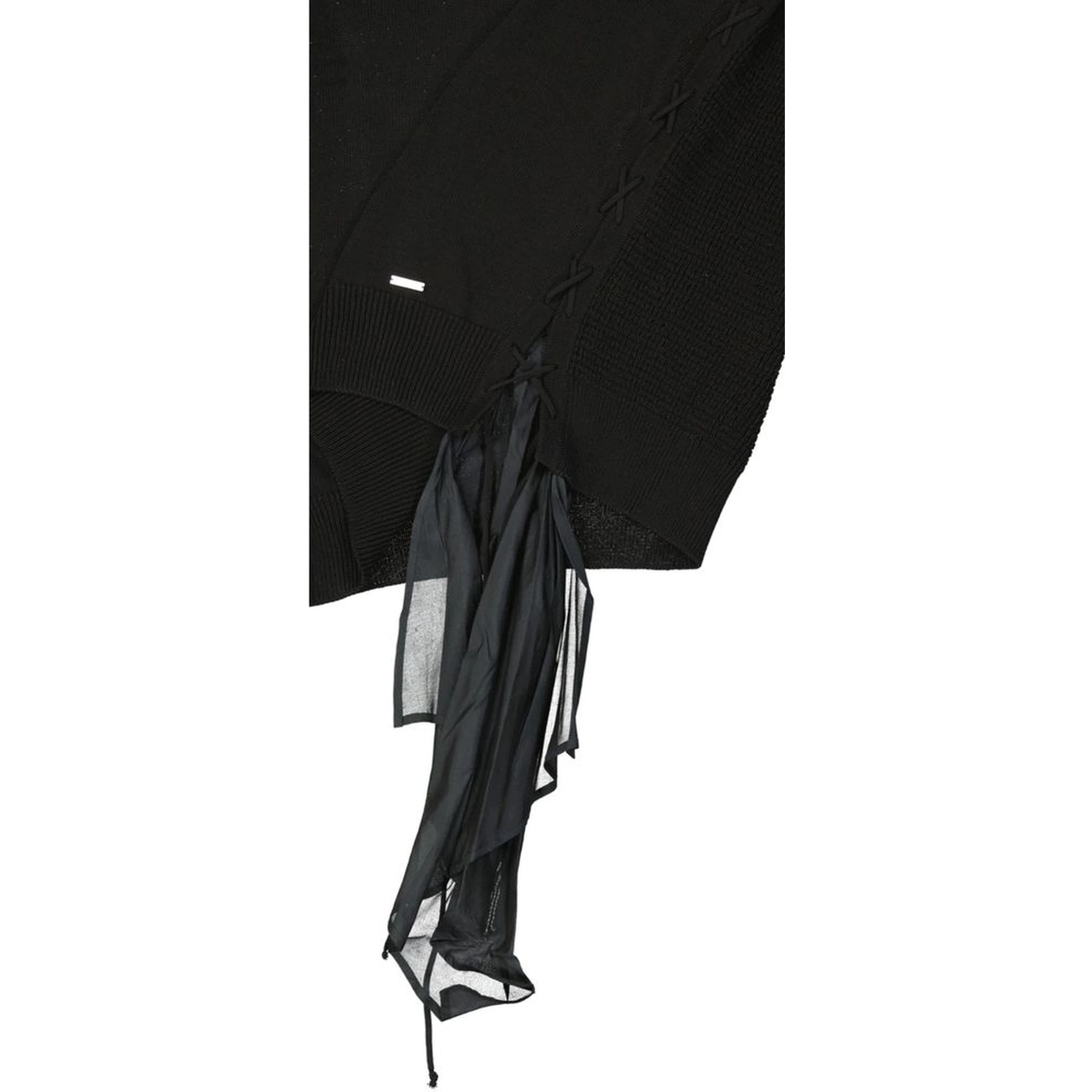 Black Cotton Sweatshirt