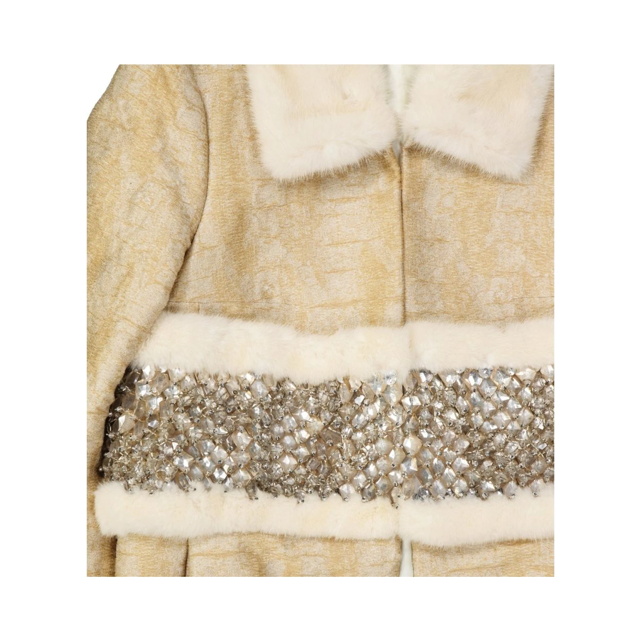 Beige Polyamide Coat