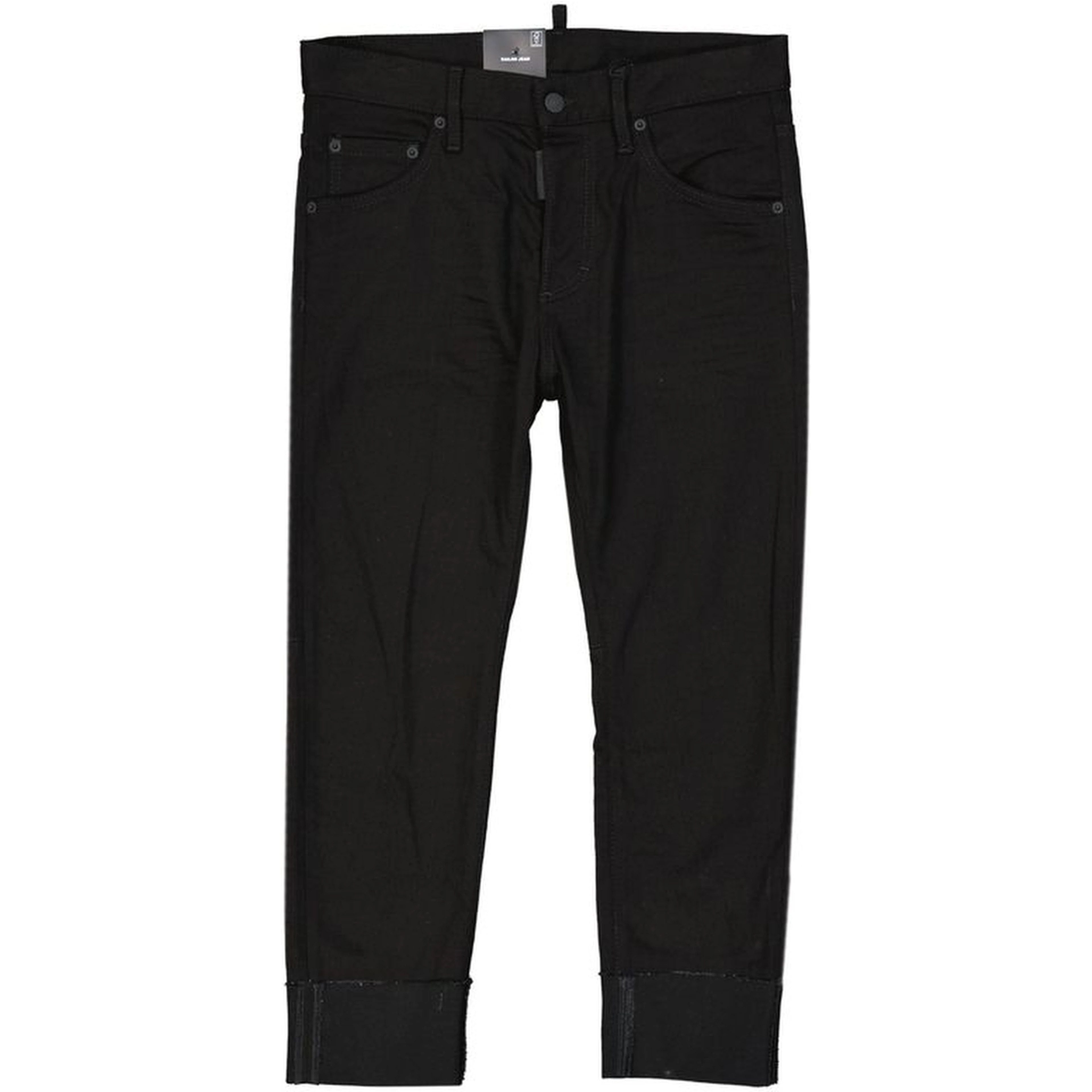 Black Cotton Jeans Denim