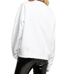 White Cotton Sweatshirt