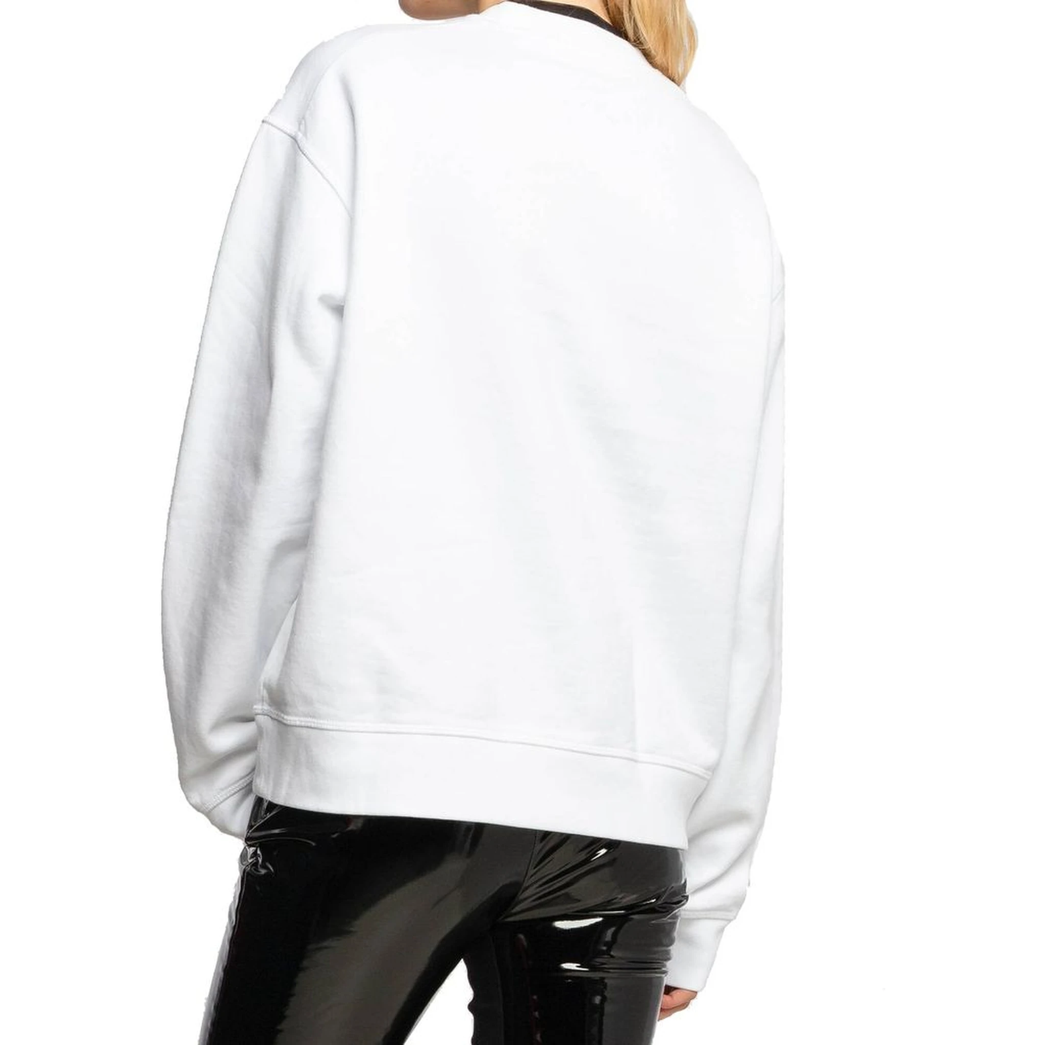 White Cotton Sweatshirt