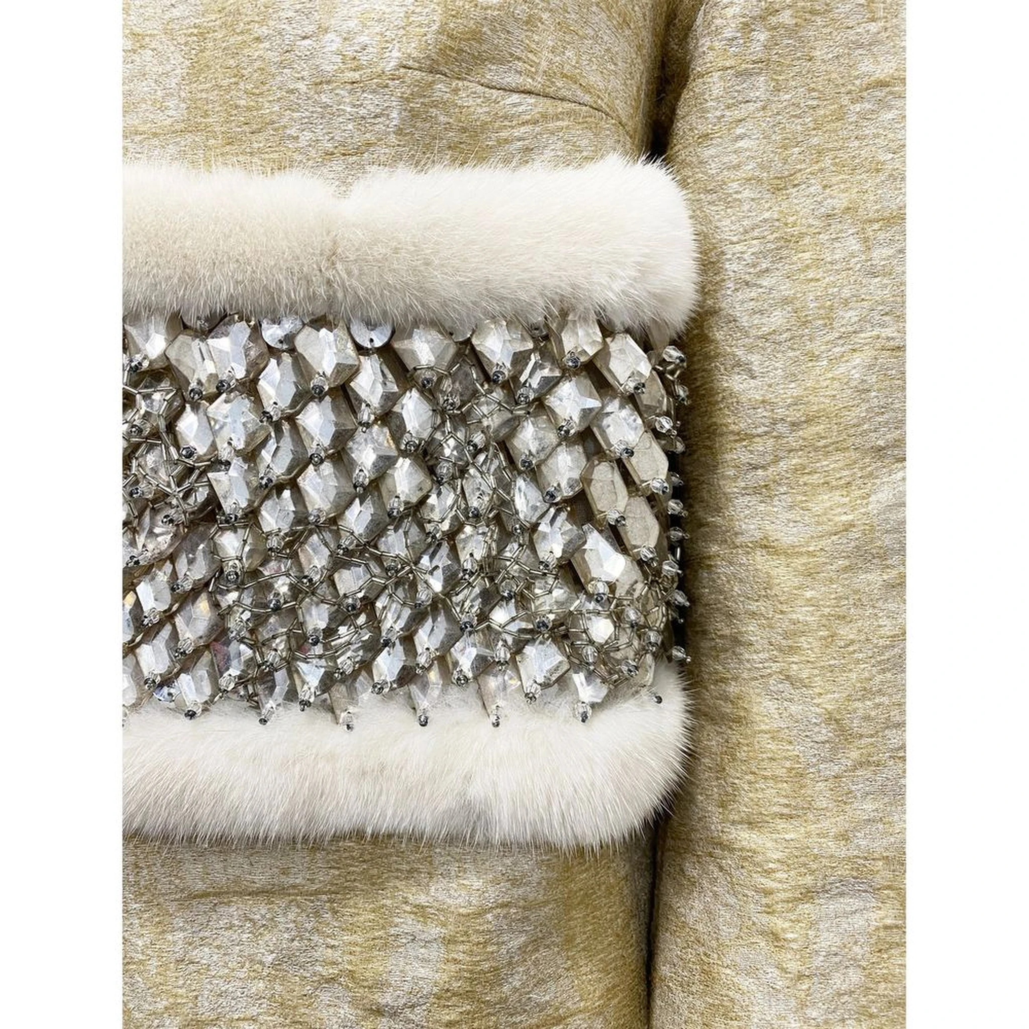 Beige Polyamide Coat