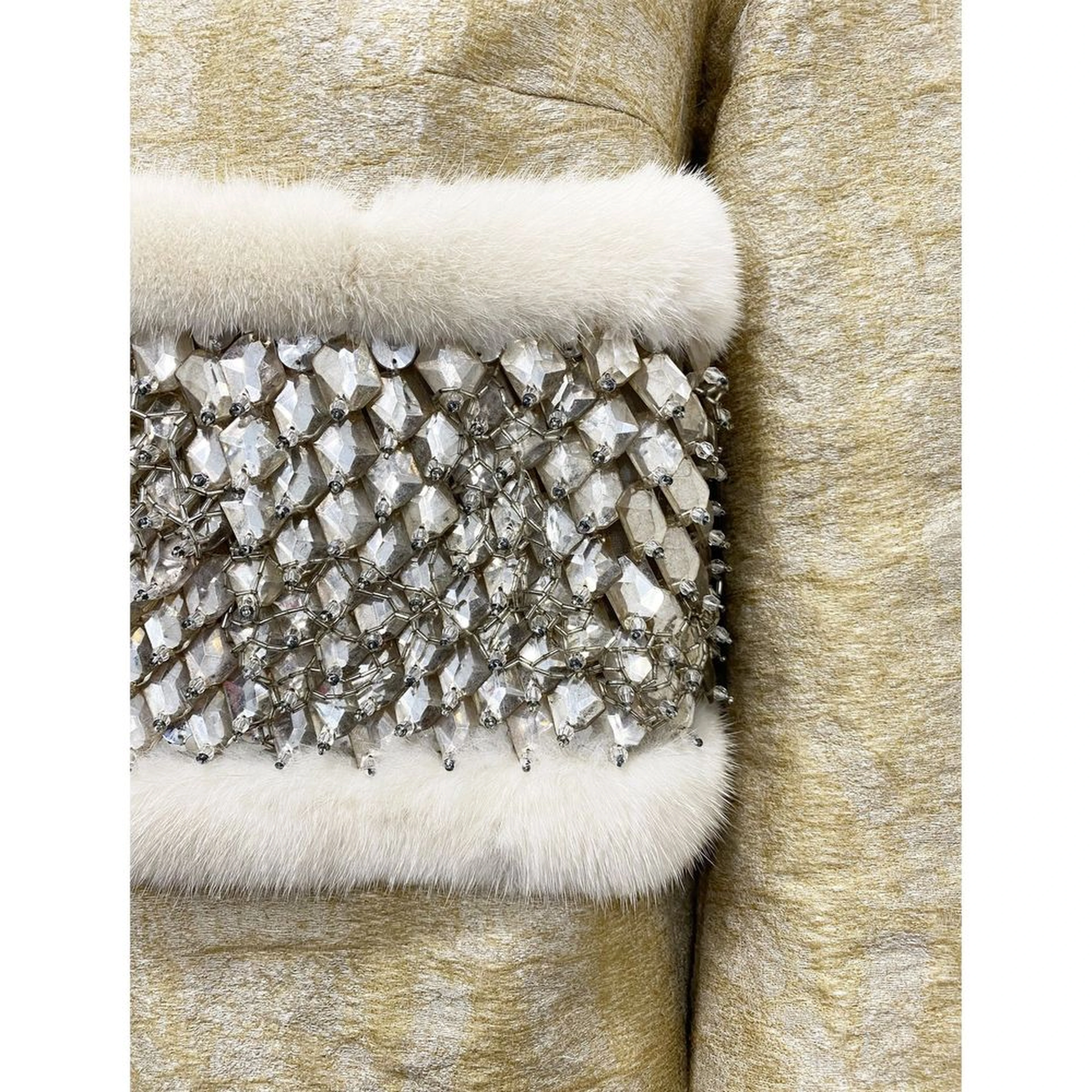 Beige Polyamide Coat