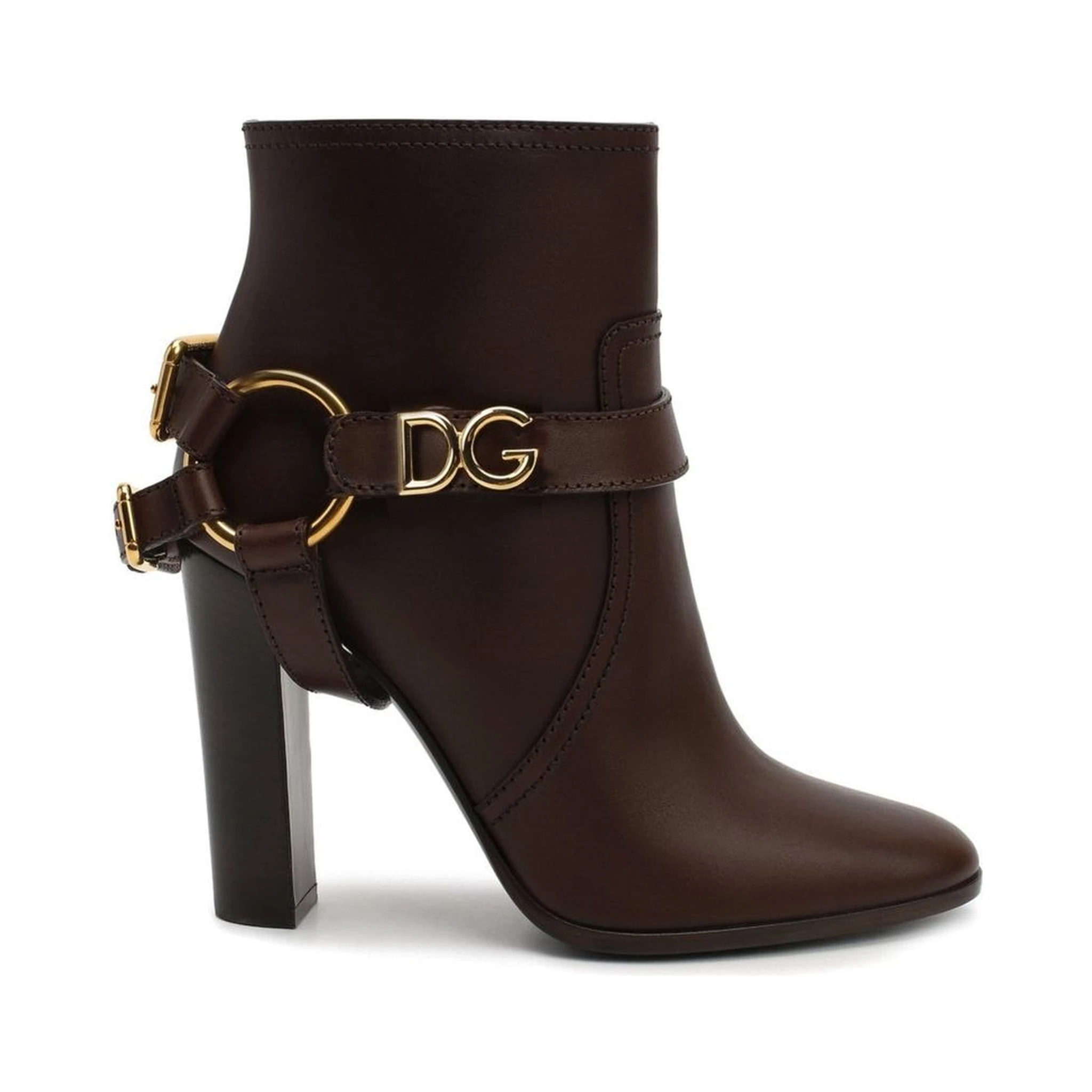 Brown Leather Ankle Boots