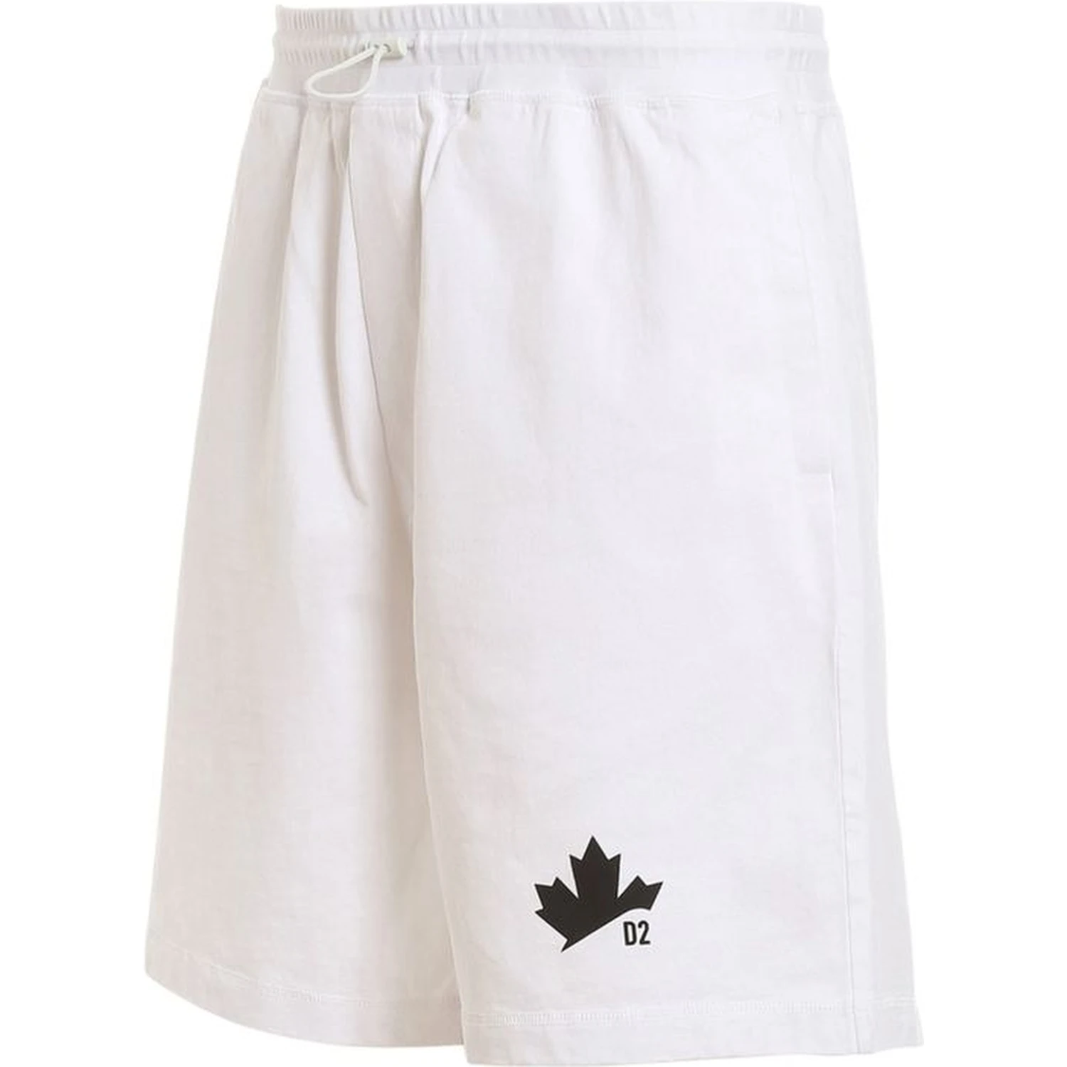 White Cotton Shorts