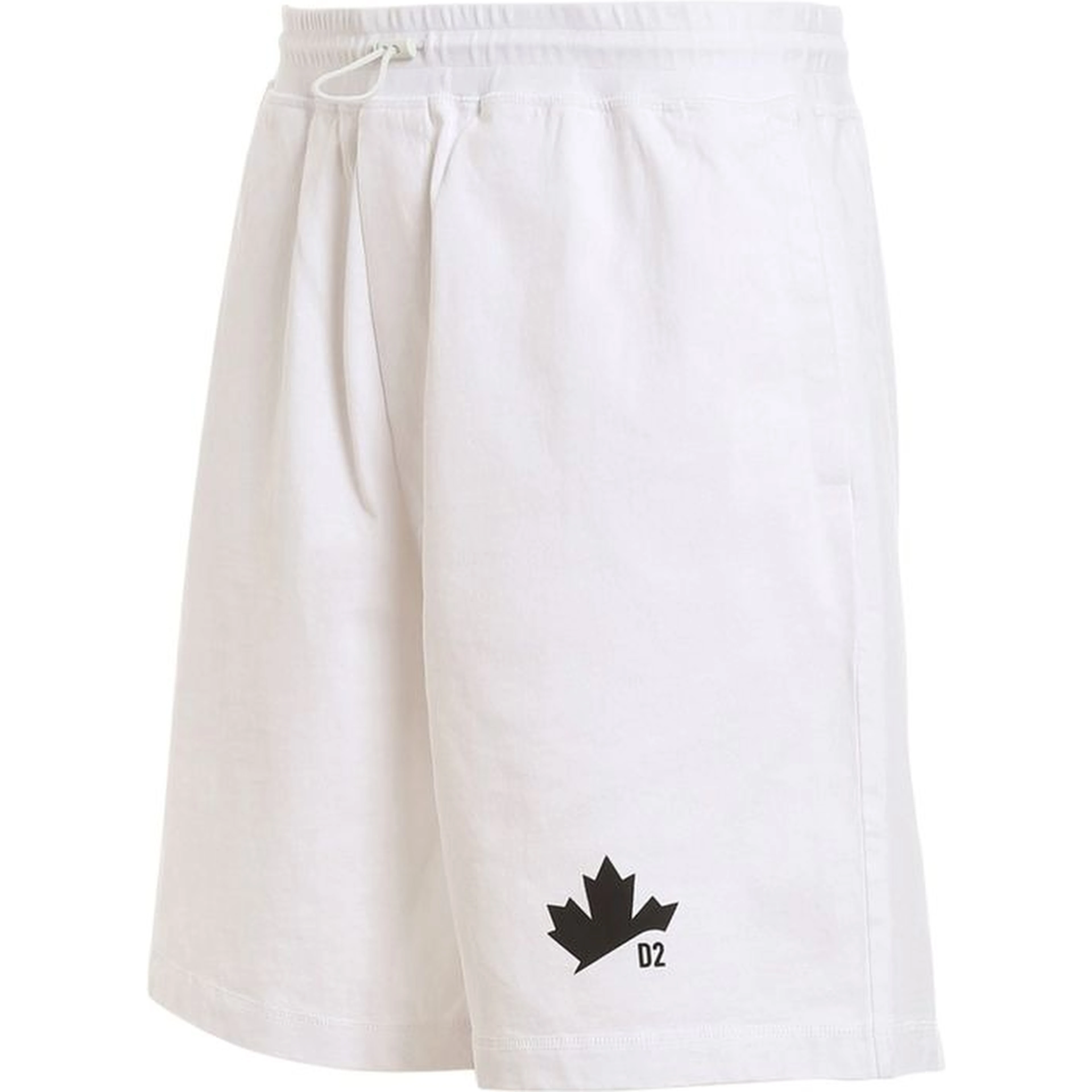 White Cotton Shorts