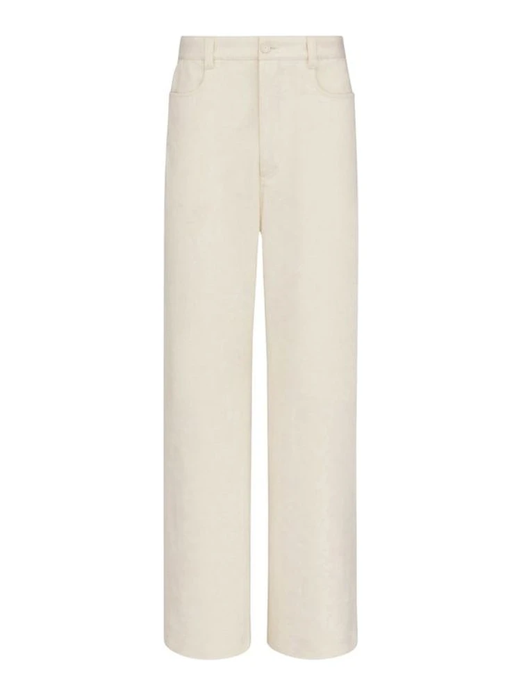 White Cashmere Chino Pants