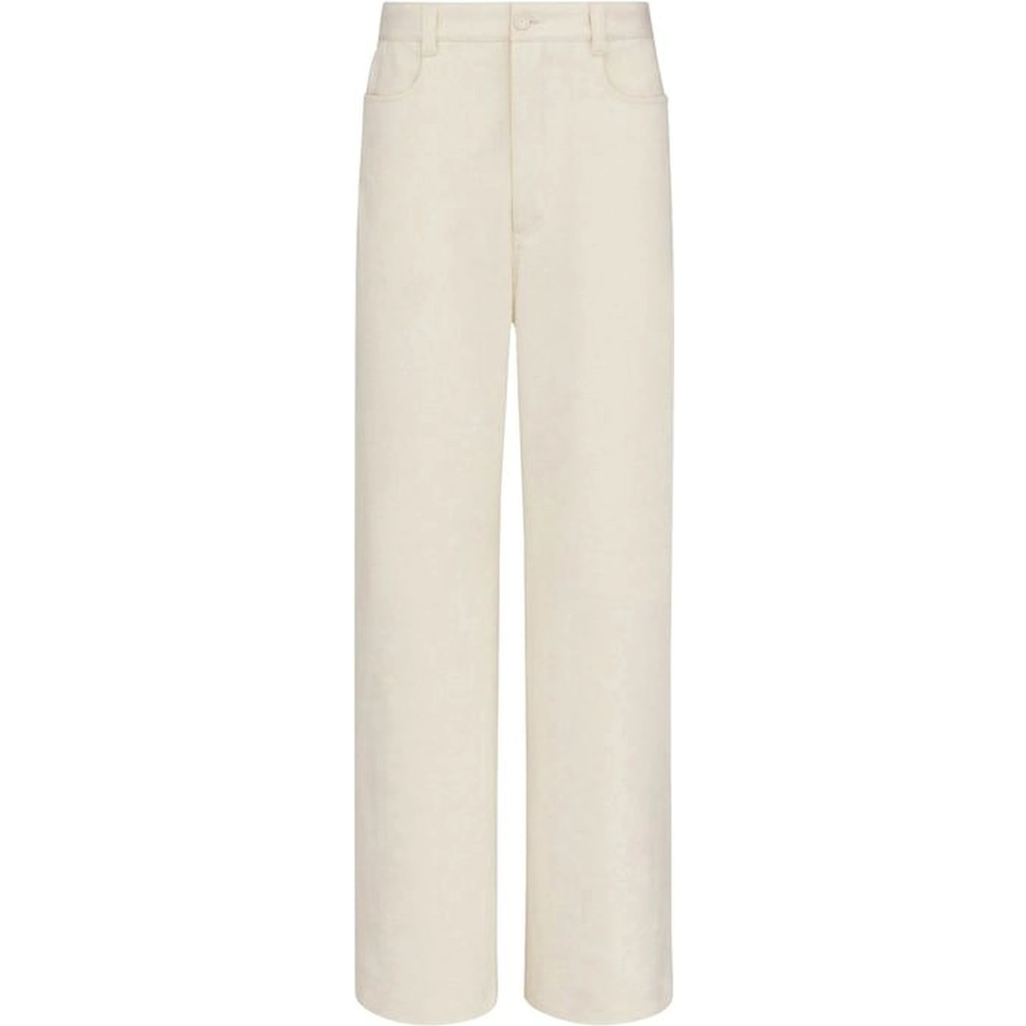 White Cashmere Chino Pants