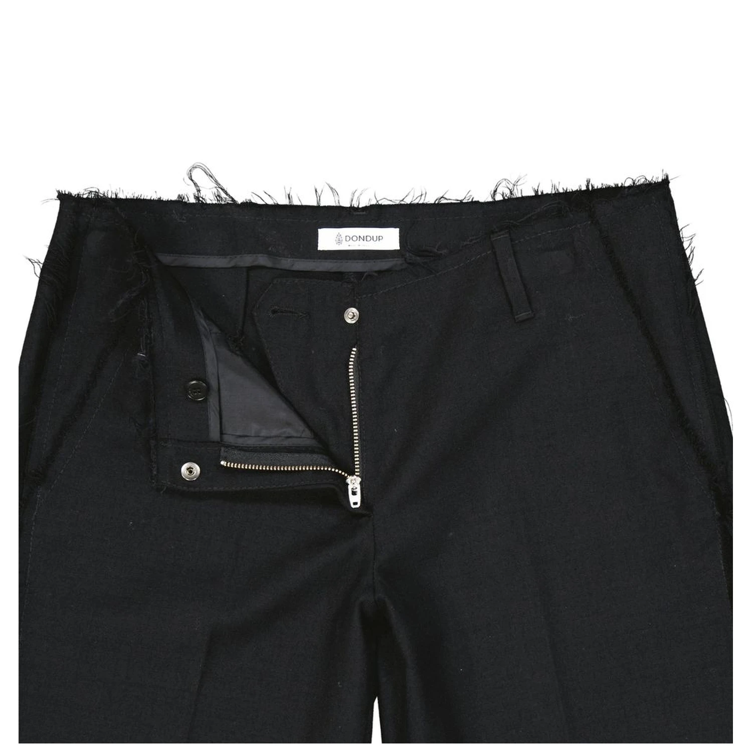 Black Virgin Wool Bermuda Shorts