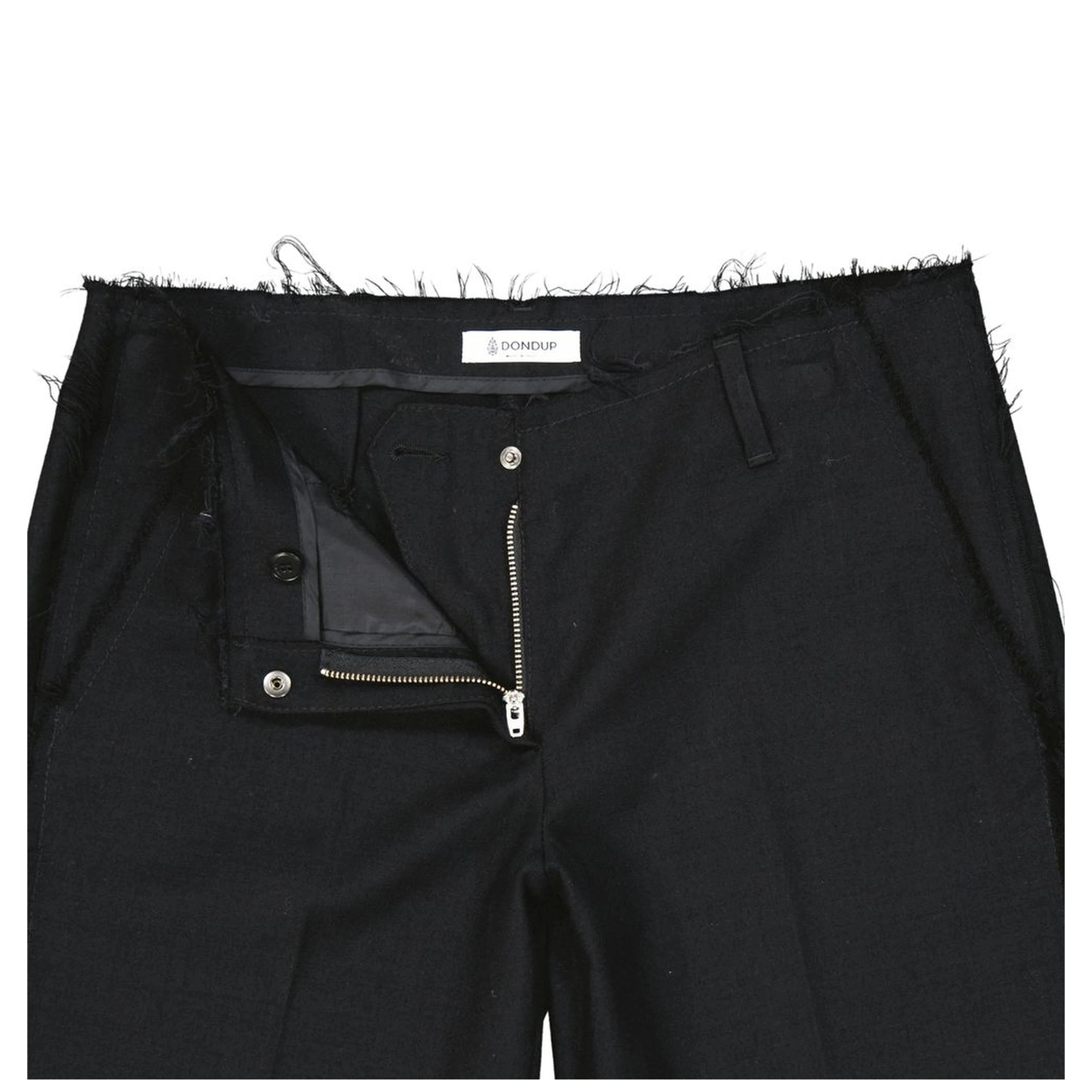 Black Virgin Wool Bermuda Shorts