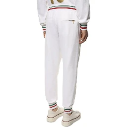 White Cotton Joggers (Workout Pants)