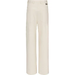 White Cashmere Chino Pants