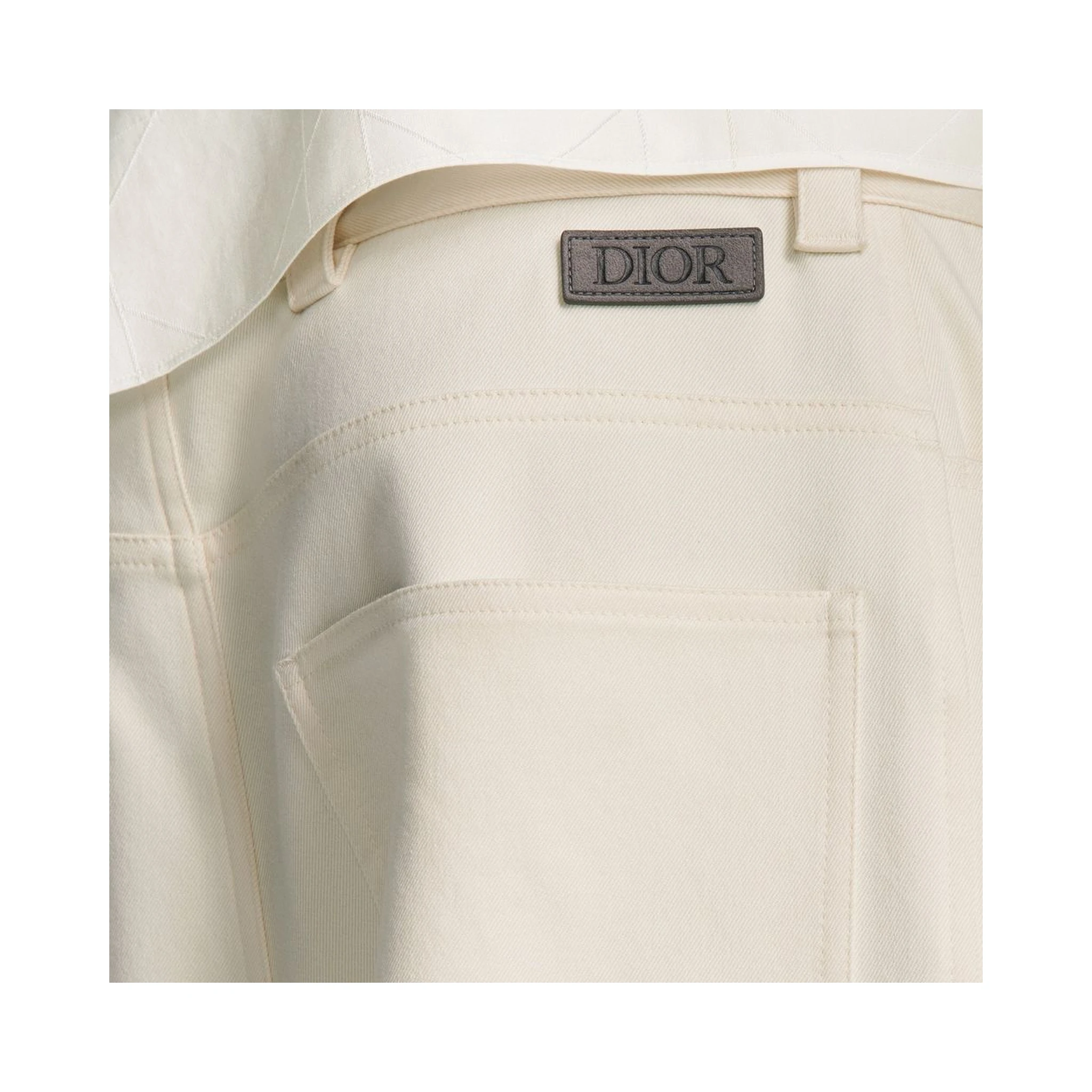 White Cashmere Chino Pants