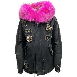 Black Cotton Parka