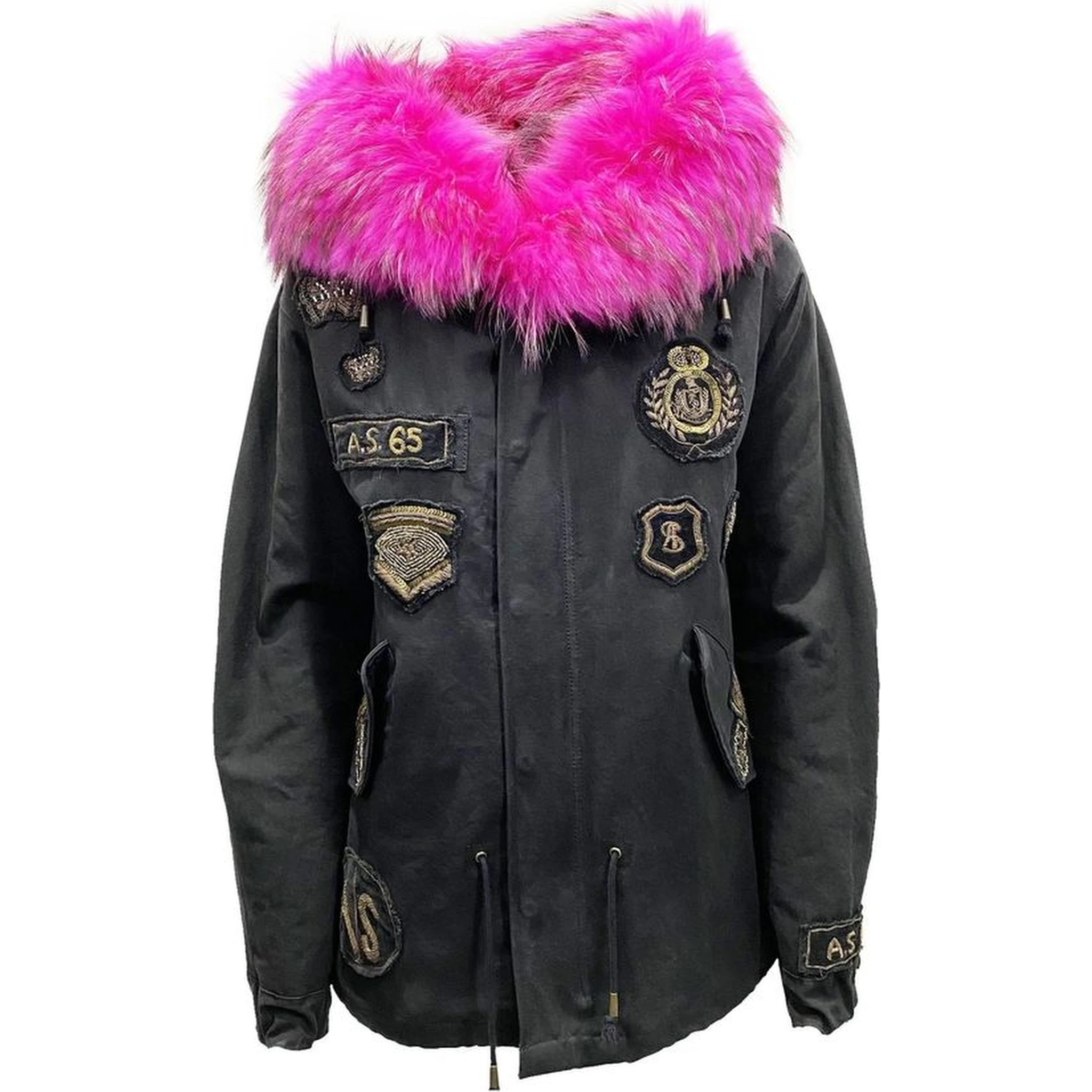 Black Cotton Parka