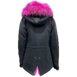 Black Cotton Parka