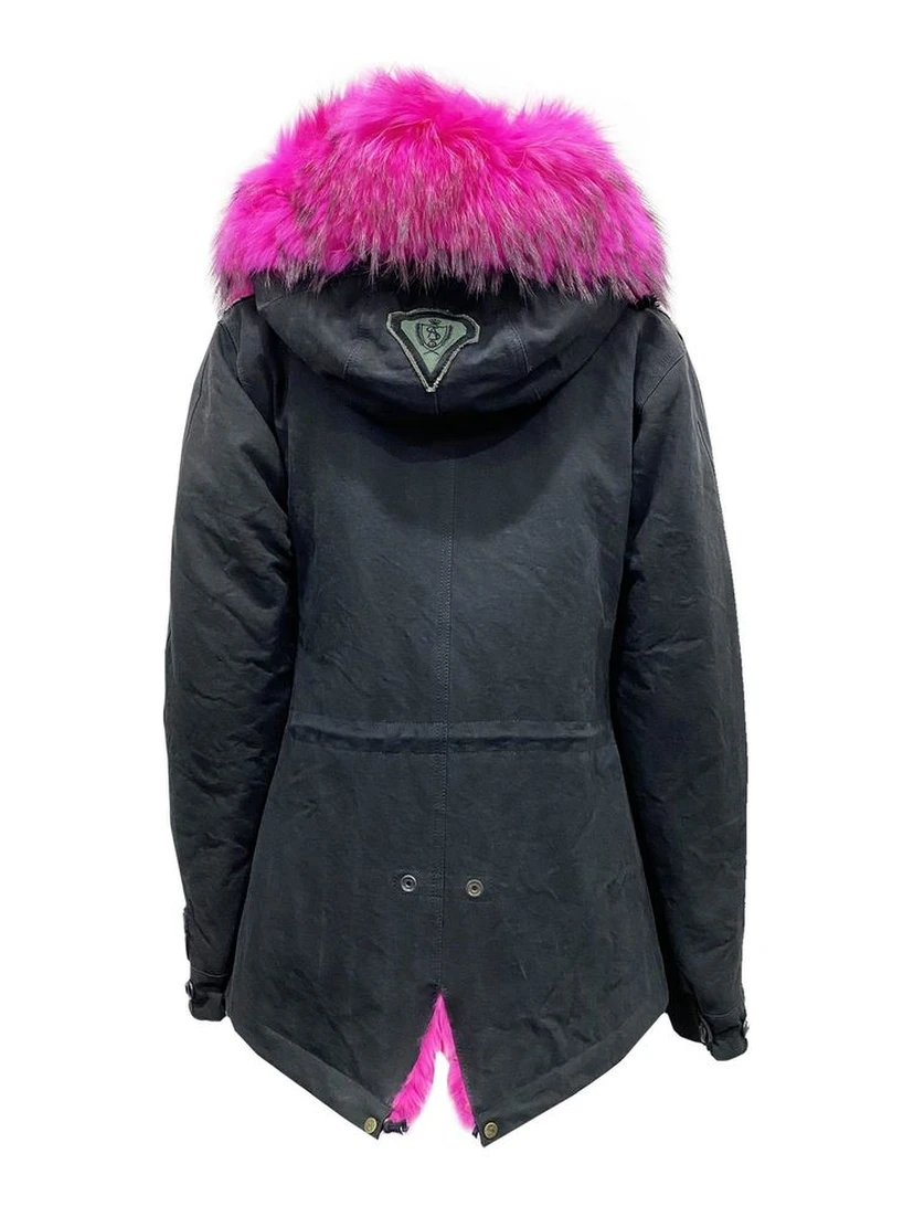 Black Cotton Parka