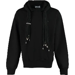 Black Cotton Sweatshirt