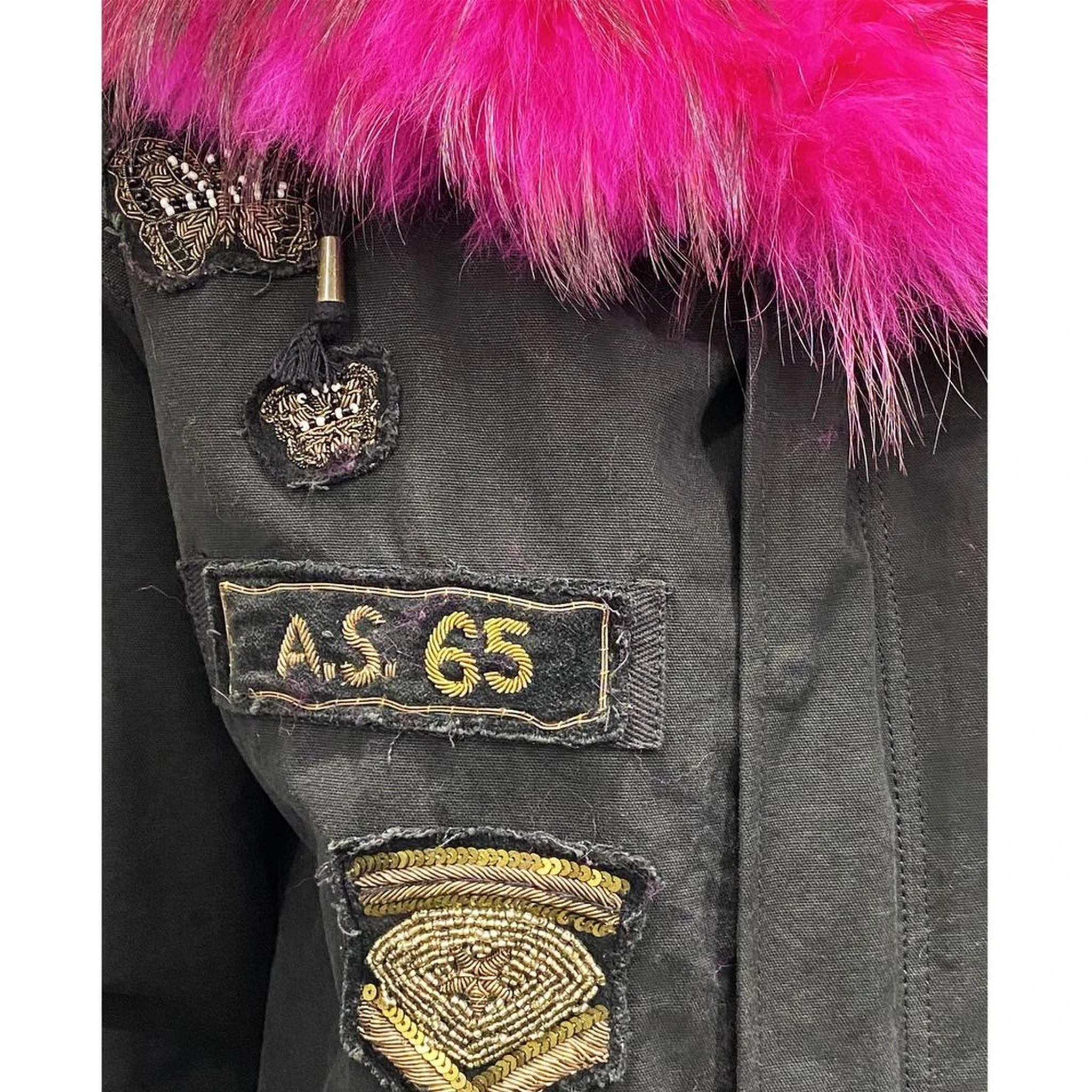 Black Cotton Parka