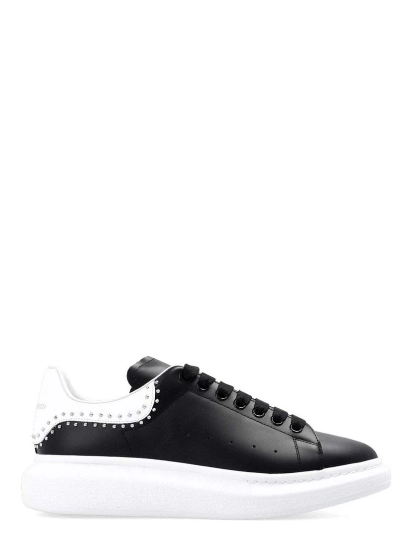 Black Calfskin Chunky Sneakers