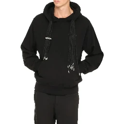 Black Cotton Sweatshirt