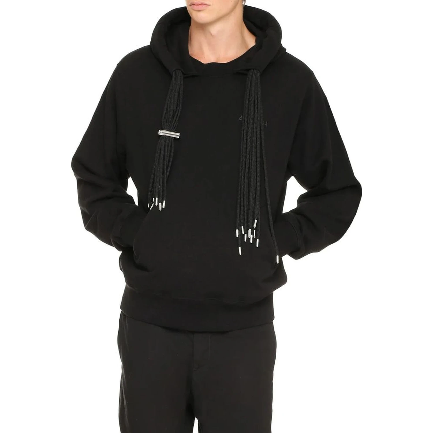 Black Cotton Sweatshirt