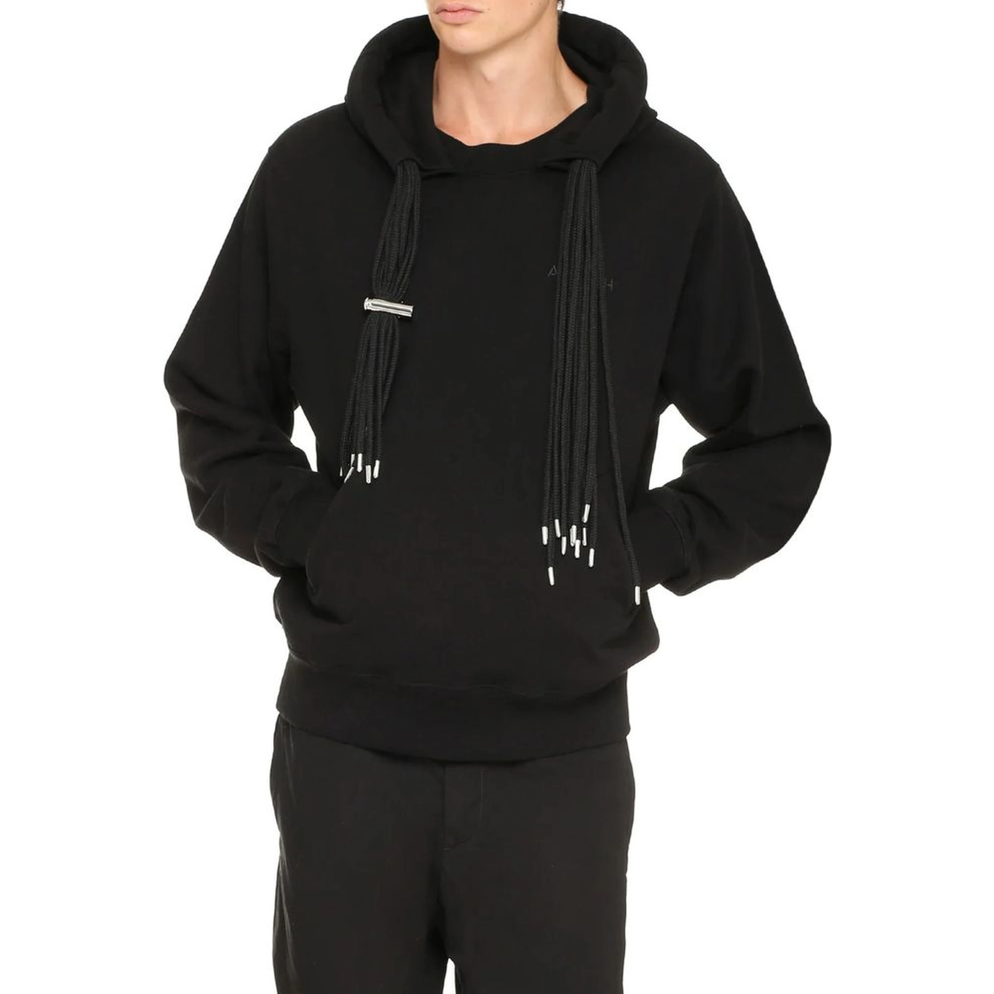 Black Cotton Sweatshirt